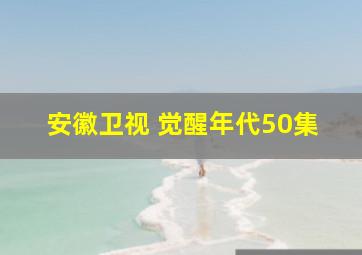 安徽卫视 觉醒年代50集